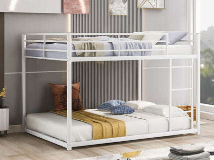 Metal Bunk Bed, Low Bunk Bed With Ladder