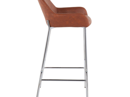 Daniella - Contemporary Fixed Height Bar Stool (Set of 2)