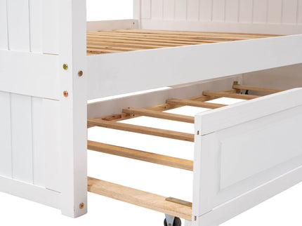 Bunk Bed With Twin Size Trundle, Guardrails