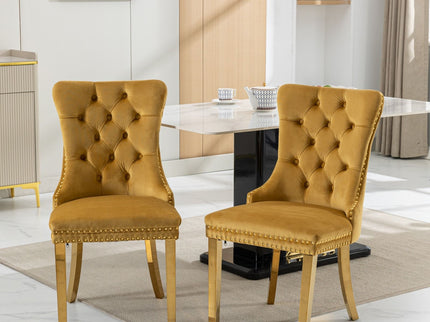 Nikki - Modern, High-End Tufted Dining Chair (Set of 2)