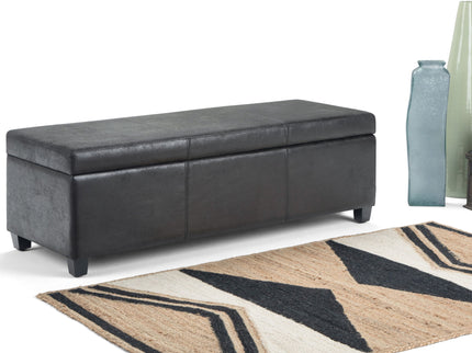 Avalon - Contemporary Storage Ottoman Bench