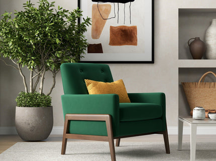 Cole - Solid Wood Lounge Chair