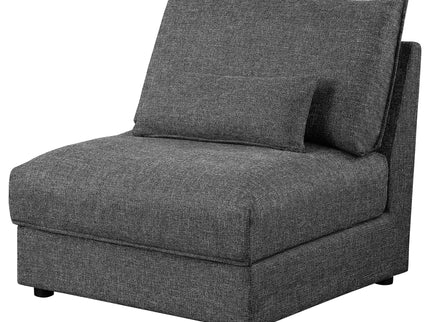 Wakefield - Upholstered Armless Slipper Chair - Black