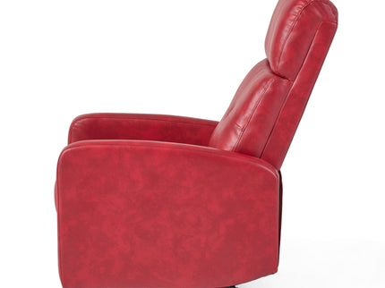 Contemporary Recliner Chair With Push Back Function