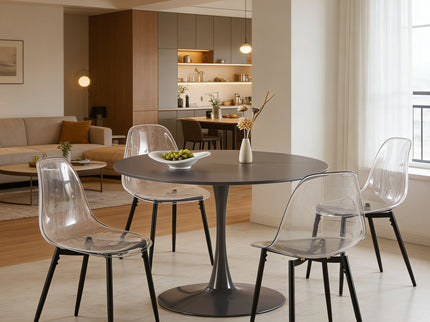 Round Tulip Table, Pedestal Design