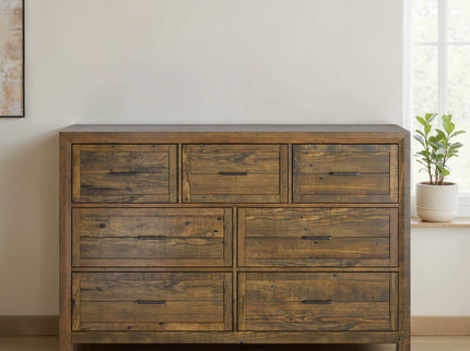 7 Drawer Dresser - Brown