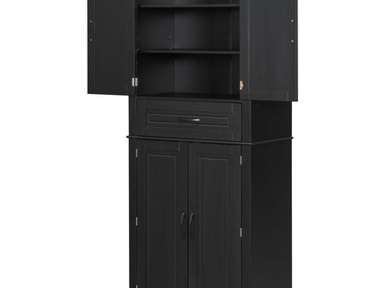 Bathroom Storage Cabinet With Multifunctional Storage Space, Drawer With Slide Rails, Adjustable Shelf
