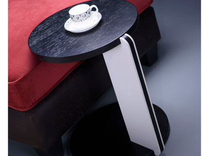 Round Coffee & End Table Set - Black