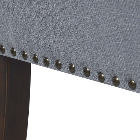 Elegant Design Bench Upholstery, Solid Wood Frame