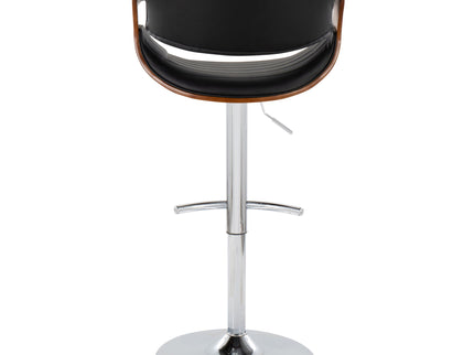 Symphony - Mid Century Modern Adjustable Barstool & Swivel With Rounded T Footrest (Set of 2)