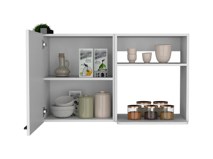 Burwood - Kitchen Wall Cabinet With 2 Doors And Shelves - White