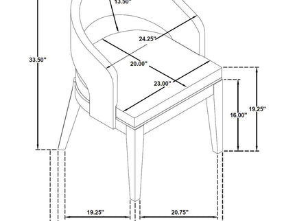 Bangor - Round Dining Table Set With Arm Chairs