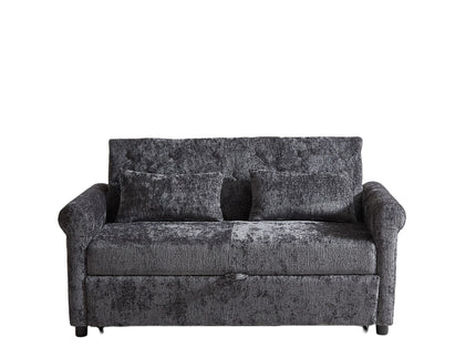 Loveseat Sofa Bed, Pull - Out Couch Sleeper & 2 Pillows