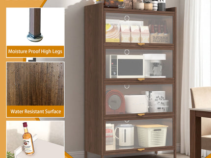 Flip Doors Cabinet, With Ample Storage Space