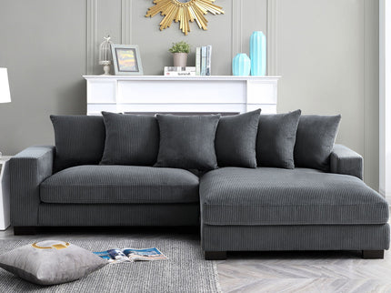 Luxe - Oversized 2 Piece Sectional Couches For Living Room, L Shaped Sofa With Chaise