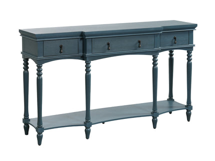 Retro Console Table With 3 Soft Close Drawers