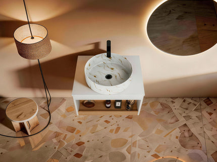 Floating Bathroom Vanity With Vessel Sink