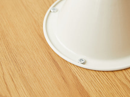 Round Coffee Table - Brown / White