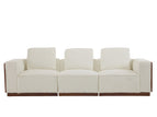 Beige / 3 Seater Sectional