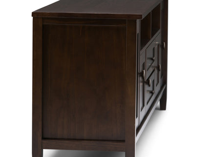 Warm Shaker - TV Media Stand Handcrafted - Tobacco Brown