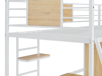 Loft Bed With L Shape Desk And Wardrobe