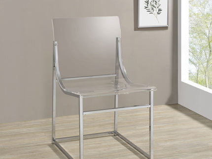 Hartsell - Dining Side Chair (Set of 2) - Chrome