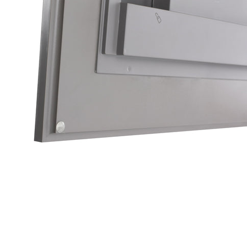 20" Wall Mounted Bathroom Mirror Cabinet With Adjustable Shelves Storage Cabinet - Imitative Oak