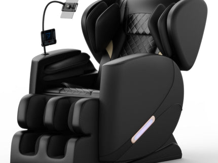Massage Chair Recliner With Zero Gravity With Full Body Air Pressure - Black