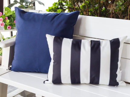 Horizon - Stripe Pillow Outdoor & Indoor - Black