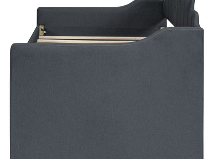 Upholstered Simple Design Daybed With Trundle And 3 Drawers