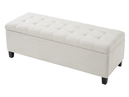 Upholstered Storage Ottoman Bench