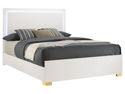 Jeremiah - LED Panel Bed With Touch Controlled Lighting