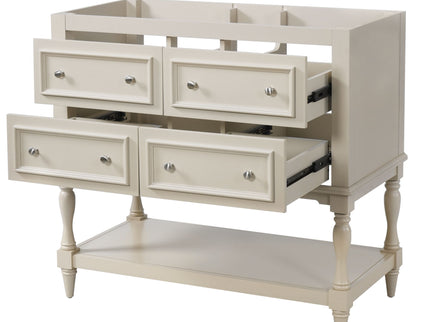 Modern Bathroom Vanity Cabinet With 4 Drawers