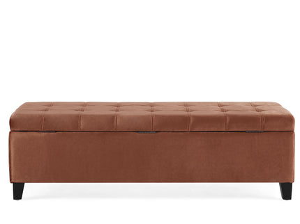 Wendover - Elegant Tufted Storage Bench With Lift-Up Top And Birch Wood Legs