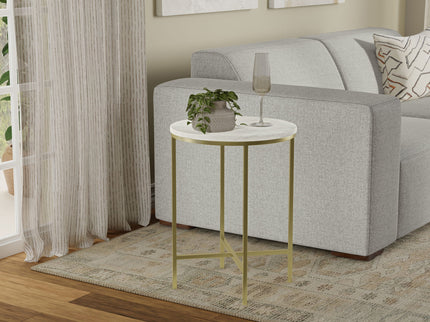 Tara - Side Table - Gold