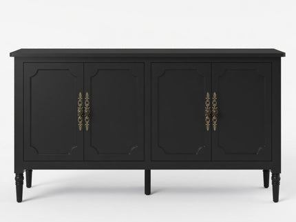 Vintage Buffet Cabinet With Adjustable Shelves