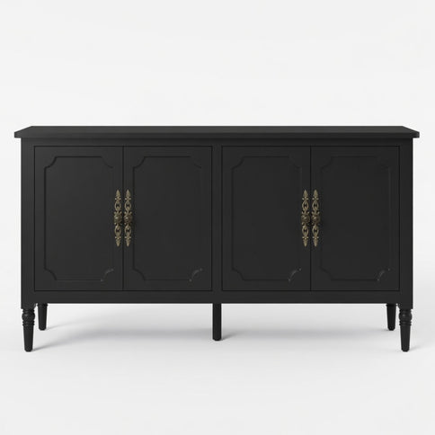 Vintage Buffet Cabinet With Adjustable Shelves
