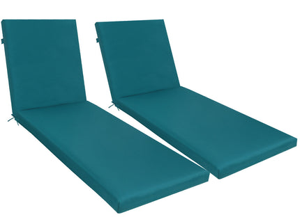 2 Piece Outdoor Chaise Lounge Cushion Set, Replacement Cushions For Patio Furniture