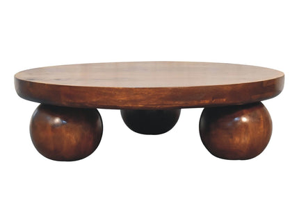 Central Ball Table - Chestnut