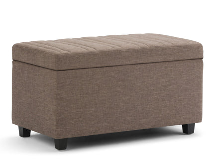 Darcy - Upholstered Storage Ottoman Bench