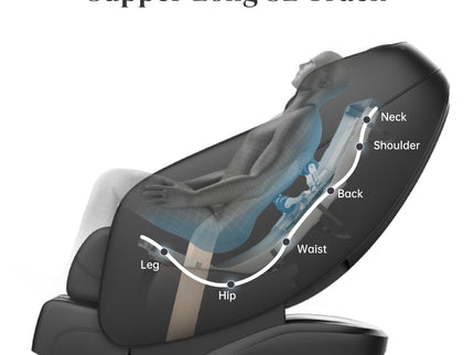 Massage Chair, Zero Gravity Shiatsu Massage Chairs Full Body And Recliner Sl-Track Massage Chair With Bluetooth Speaker, Anion, Thai Stretch, USB Charing, Heating And Foot Roller Massager - Black