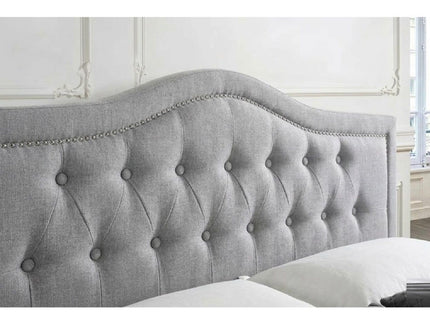 European Style Bed, Button Tufted Headboard