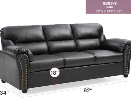 Olney - Sofa - Black