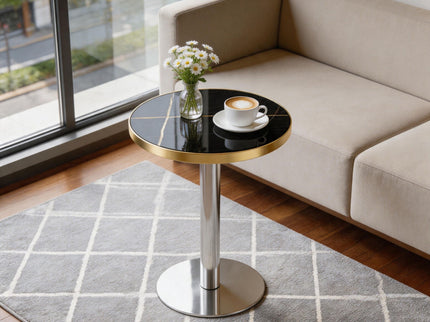 Elegant Modern Round Bistro Table