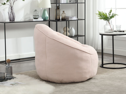 Bedding Bean Bag Sofa Chair High Pressure Foam With Footrest