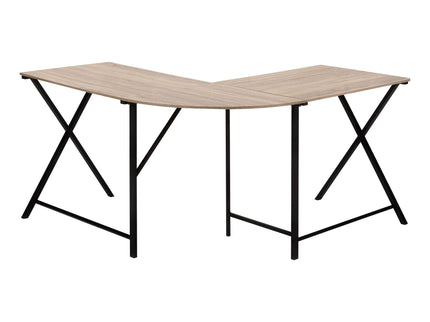 Computer Desk, Home Office, Corner, L Shape, Laptop, Contemporary / Modern
