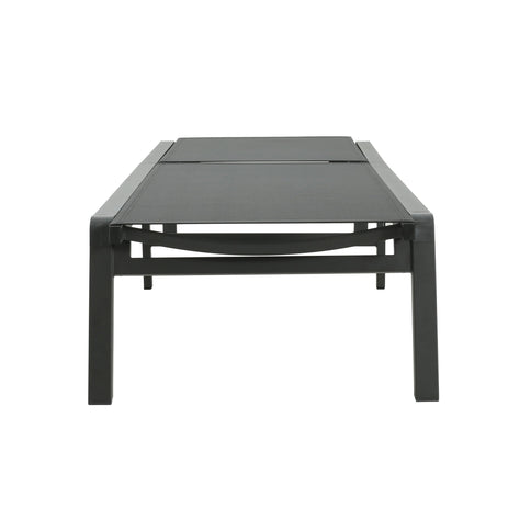 Outdoor Patio Chaise Lounge With 5 Reclining Positions