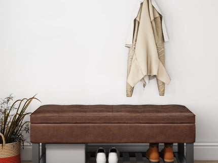 Cosmopolitan - Storage Ottoman Bench With Open Bottom