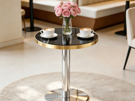 Elegant Modern Round Bistro Table