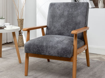 Wide Classic Mid-Century Modern Arm Chair